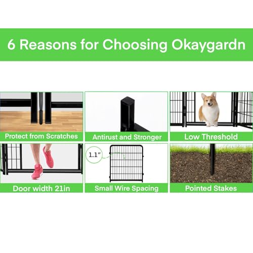 48 inch High 8 Panels Garden Fence Q763252