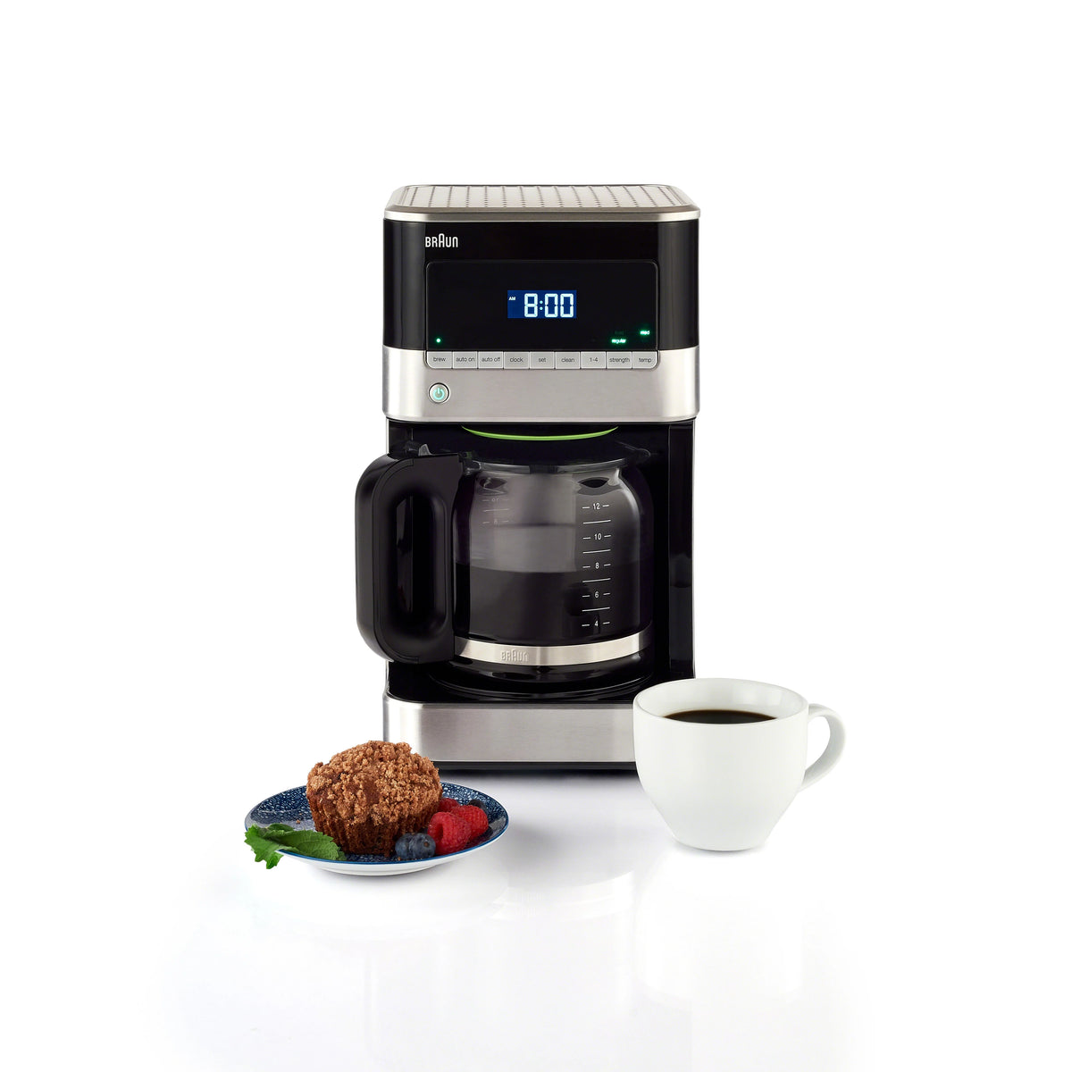 Black 12 Cup Drip Coffee Maker W693