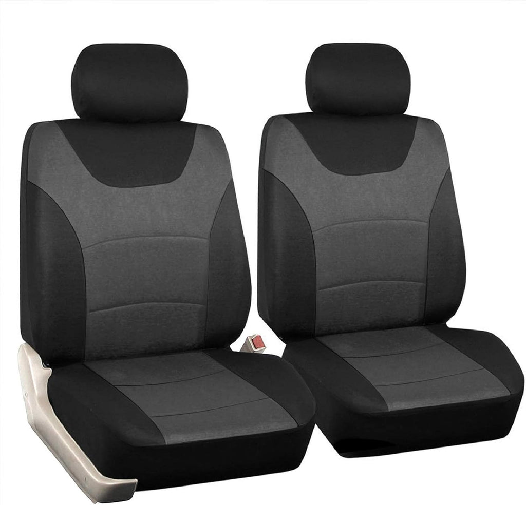 Black Universal Fit Cloth Bucket Seat Covers L713809