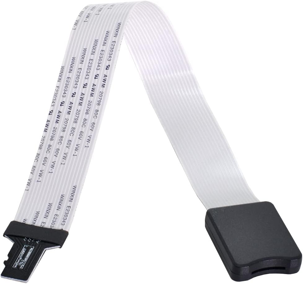 Micro-SD TF Memory Card Male to SD Female Extension Cable 25cm T82669