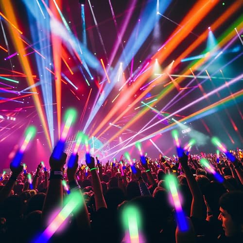 12 PCS Foam Glow Sticks with 3 Modes P3817