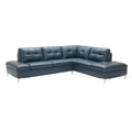 Blue Right Hand Facing Sectional Sofa with Storage Y64063