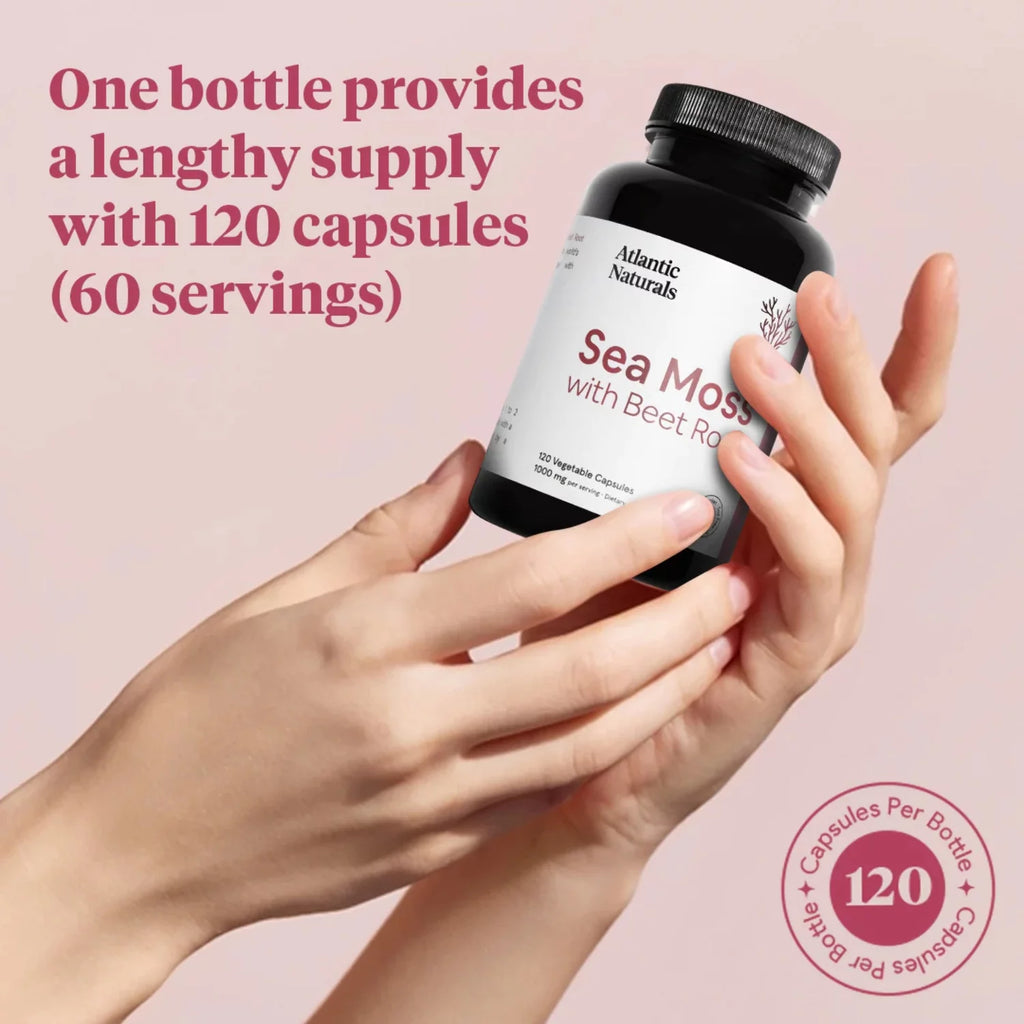 Organic Sea Moss with Beet Root Capsules P1064