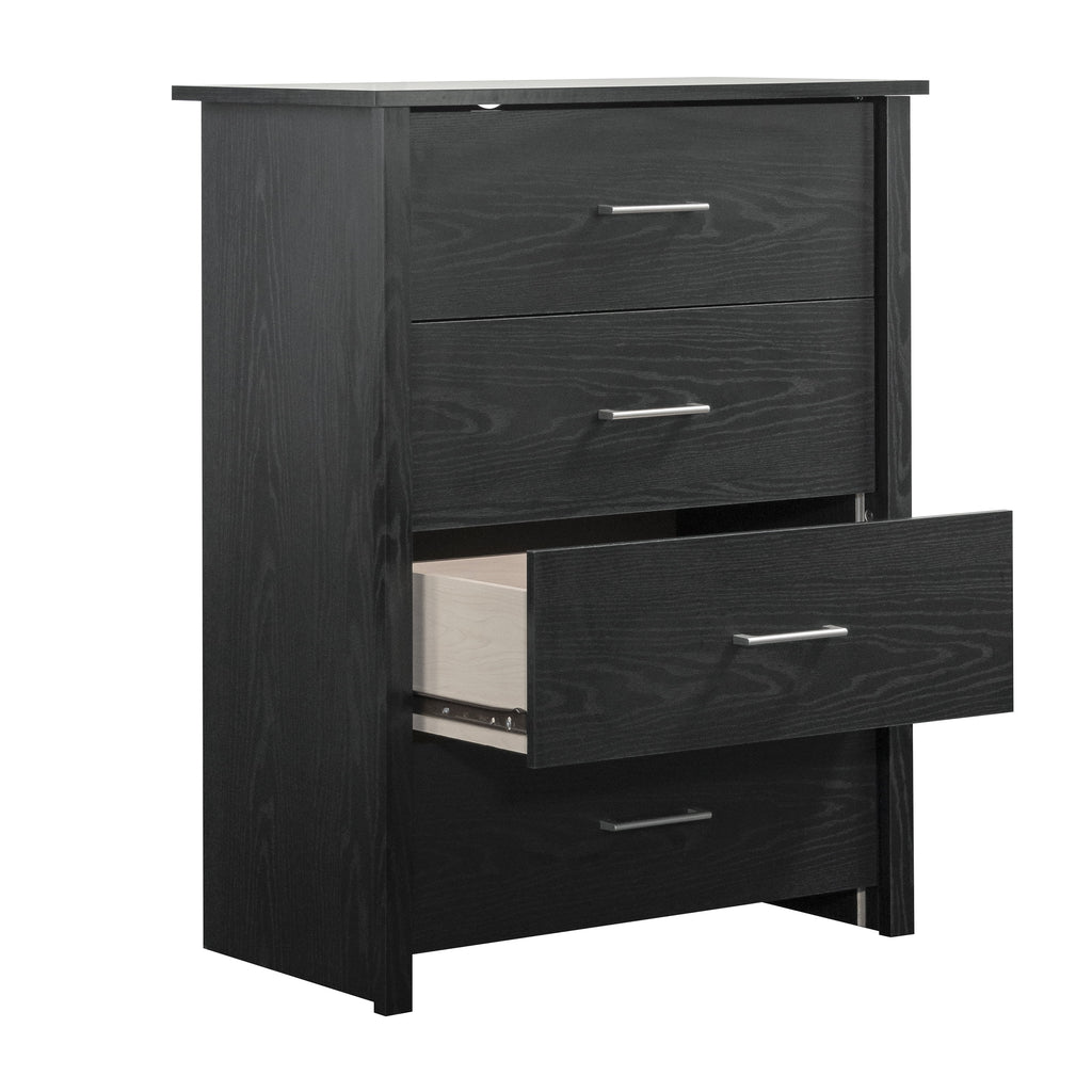 White 4-Drawer Dresser B897163