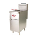 Commercial Gas Floor Fryer 40 lb. Capacity Natural Gas J973