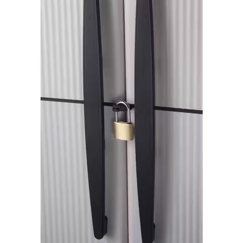 Gray Plastic Freestanding Garage Cabinet N847786