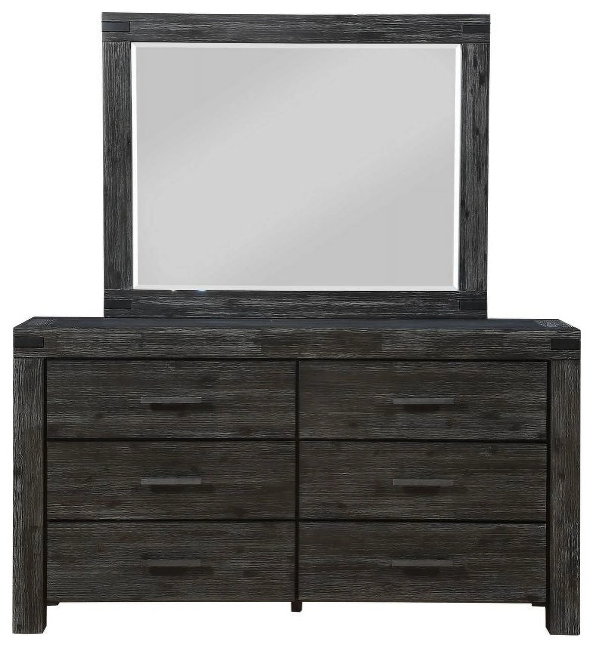 2 Piece Dresser and Mirror Set Graphite M53044