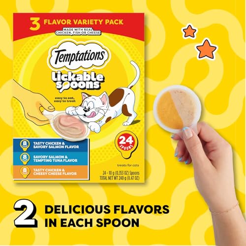 48 Spoons Variety Pack Lickable Wet Cat Treats P12290