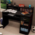 Desk with Hutch Pure Black F98807