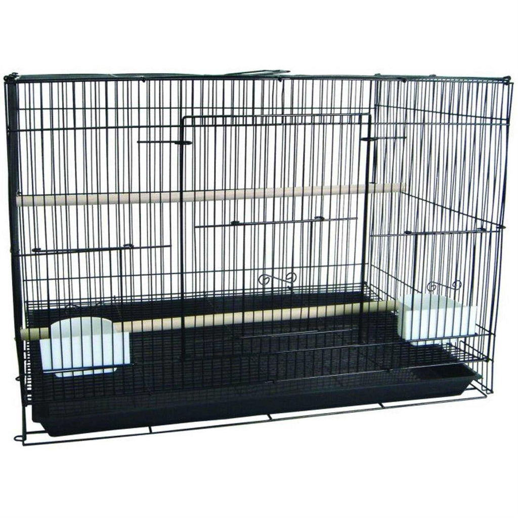 6 Small Breeding Cages Black X522