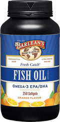 Omega 3 Fish Oil 600mg EPA DHA Softgels Orange 250 Count N82190