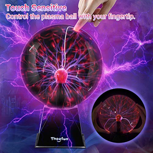 8 Inch Plasma Globe Touch & Sound Sensitive Lamp M633272