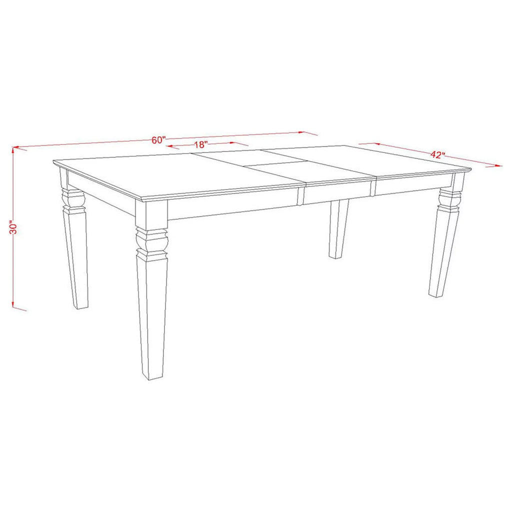 5 Piece Wood Dining Room Set Z244666