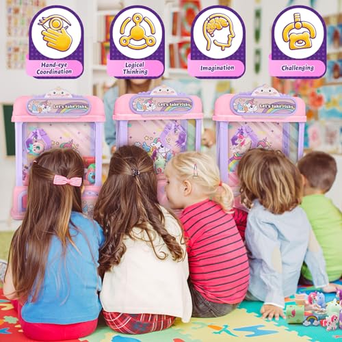 Mini Claw Machine with Toys Inside Y8477