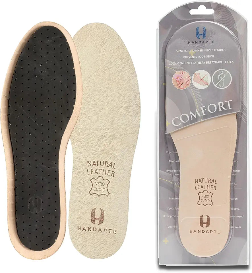 Leather Sockless Shoe Insoles K63227