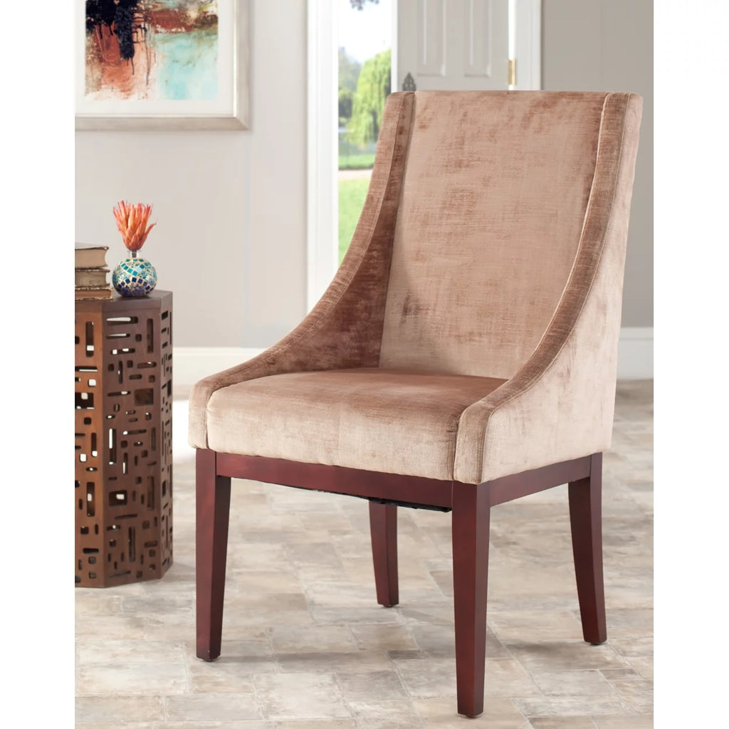 Velvet Sloping Arm Chair J91374