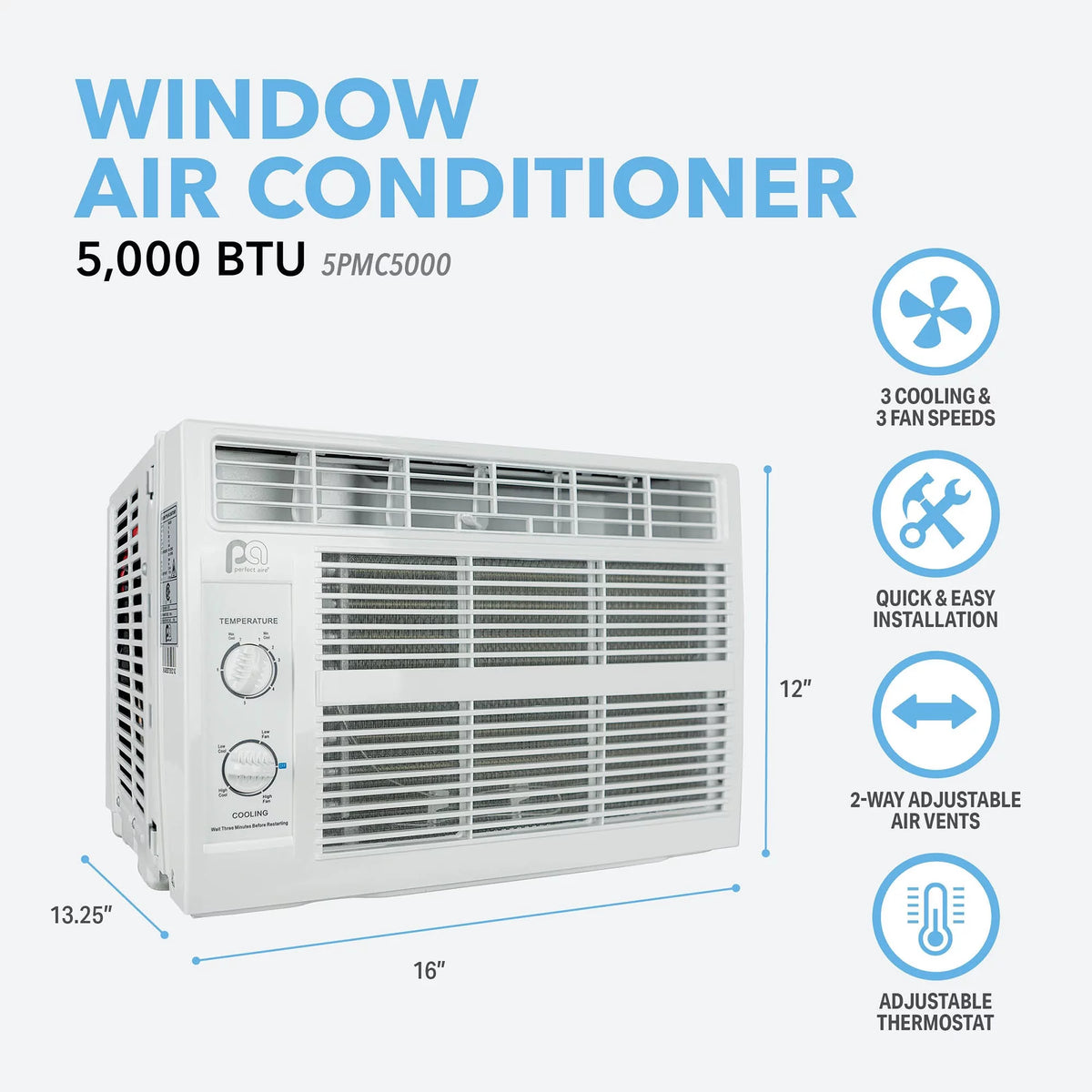 5,000 BTU Window Air Conditioner B91805