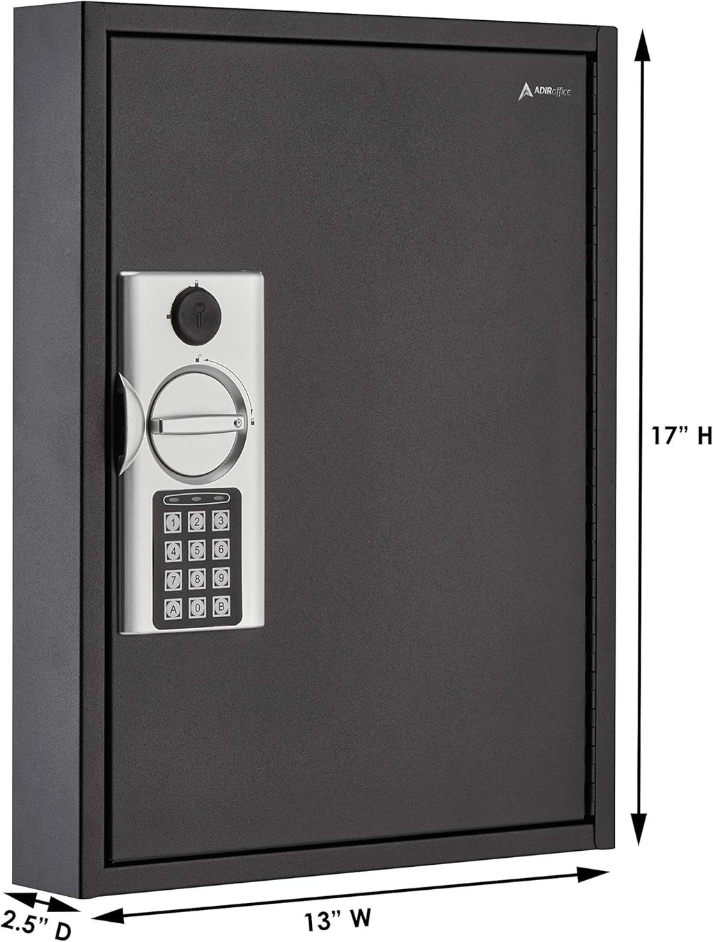 60 Hooks Black Steel Key Cabinet with Digital Lock R15101