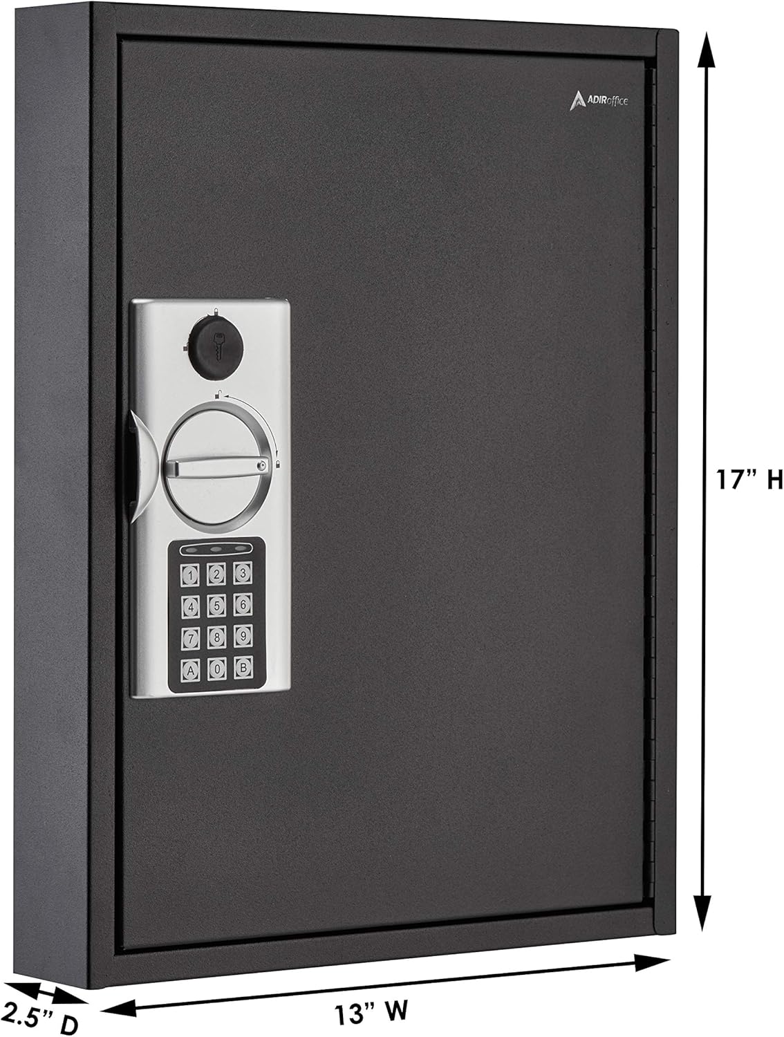 60 Hooks Black Steel Key Cabinet with Digital Lock R15101