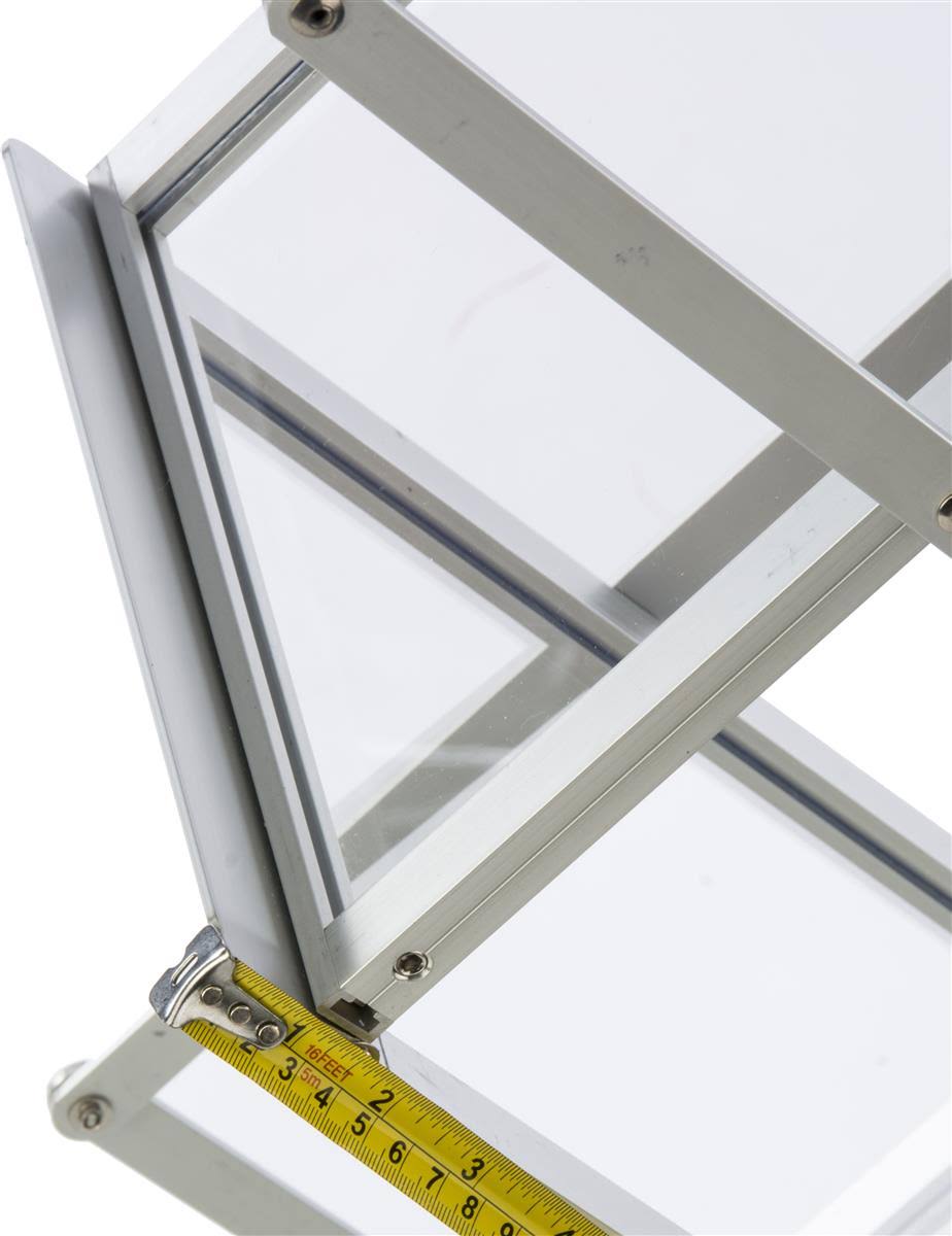 5 Pocket Catalog Rack with Carrying Case, Adjust to 44.5, 53, and 58.5 inch Tall K665213