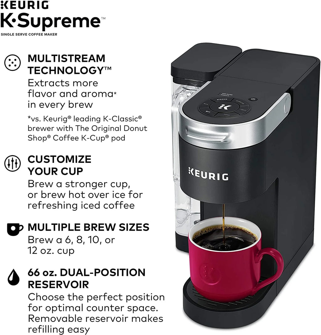 Black Single Serve K-Cup Pod Coffee Maker T11832