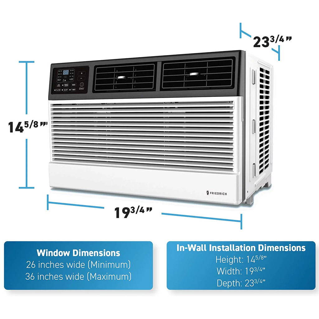 White Wi-Fi Controlled Window Air Conditioner V7054