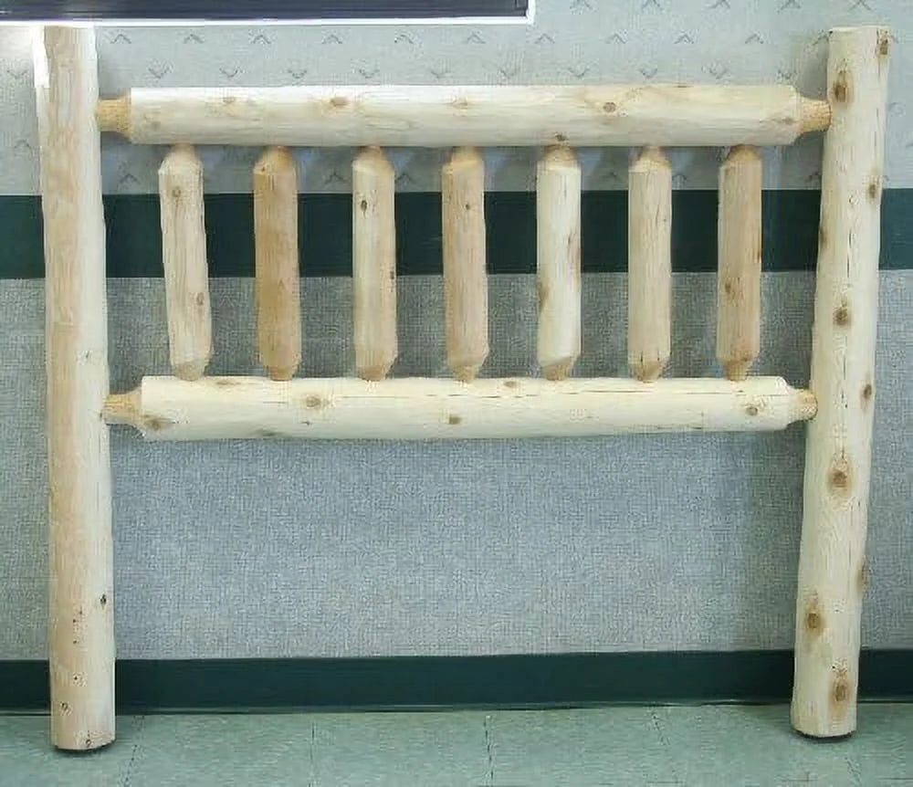 Unfinished Wooden Headboard Double Y17889