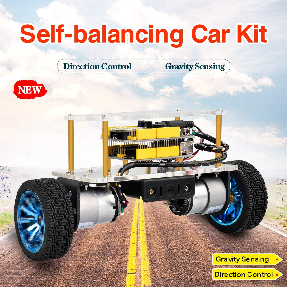 Self-Balancing Robot Car Kit with Bluetooth Control and DC Motors Q99597