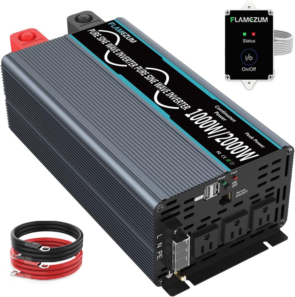 1000W Pure Sine Wave Inverter 12V to 110V S50771