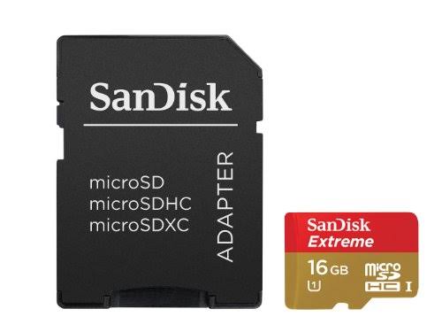 16GB microSDHC Flash Memory Card with Adapter D54527