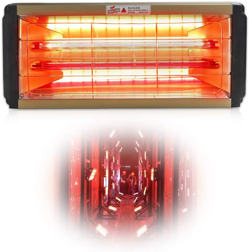 2000W Shortwave Infrared Paint Curing Lamp with Bracket G387