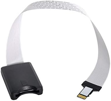 Micro-SD TF Memory Card Male to SD Female Extension Cable 25cm T82669