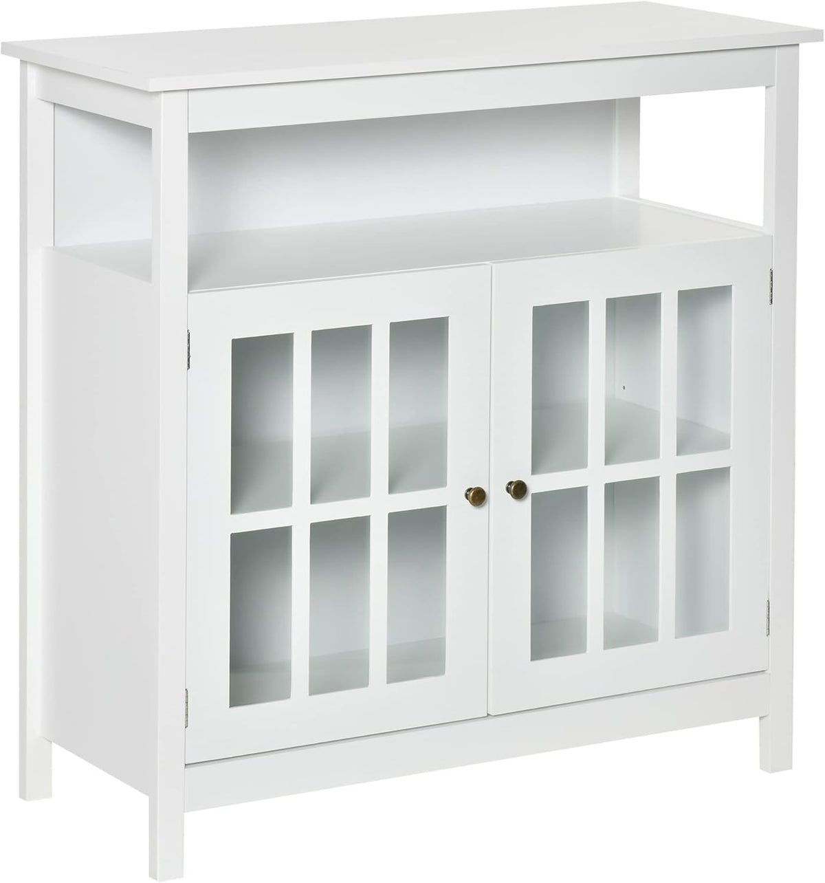 Cherry Kitchen Sideboard with Glass Door R425