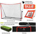4 in 1 Golf Practice Set 10x7ft with Carry Bag Q39831
