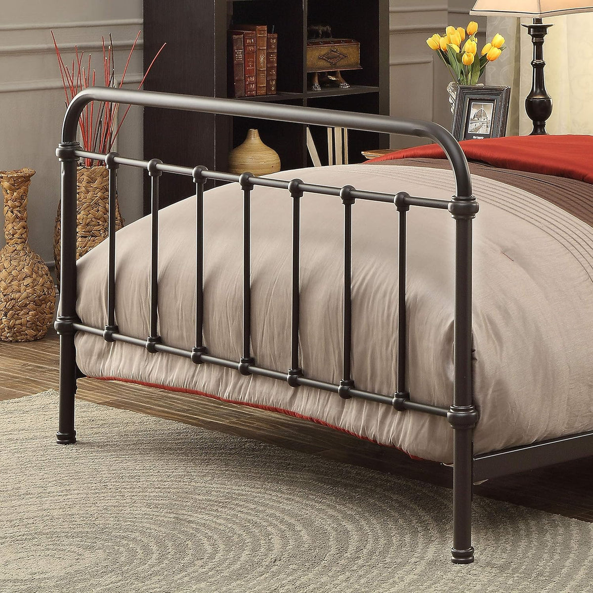 Metal Bed, Full, Dark Bronze U6536