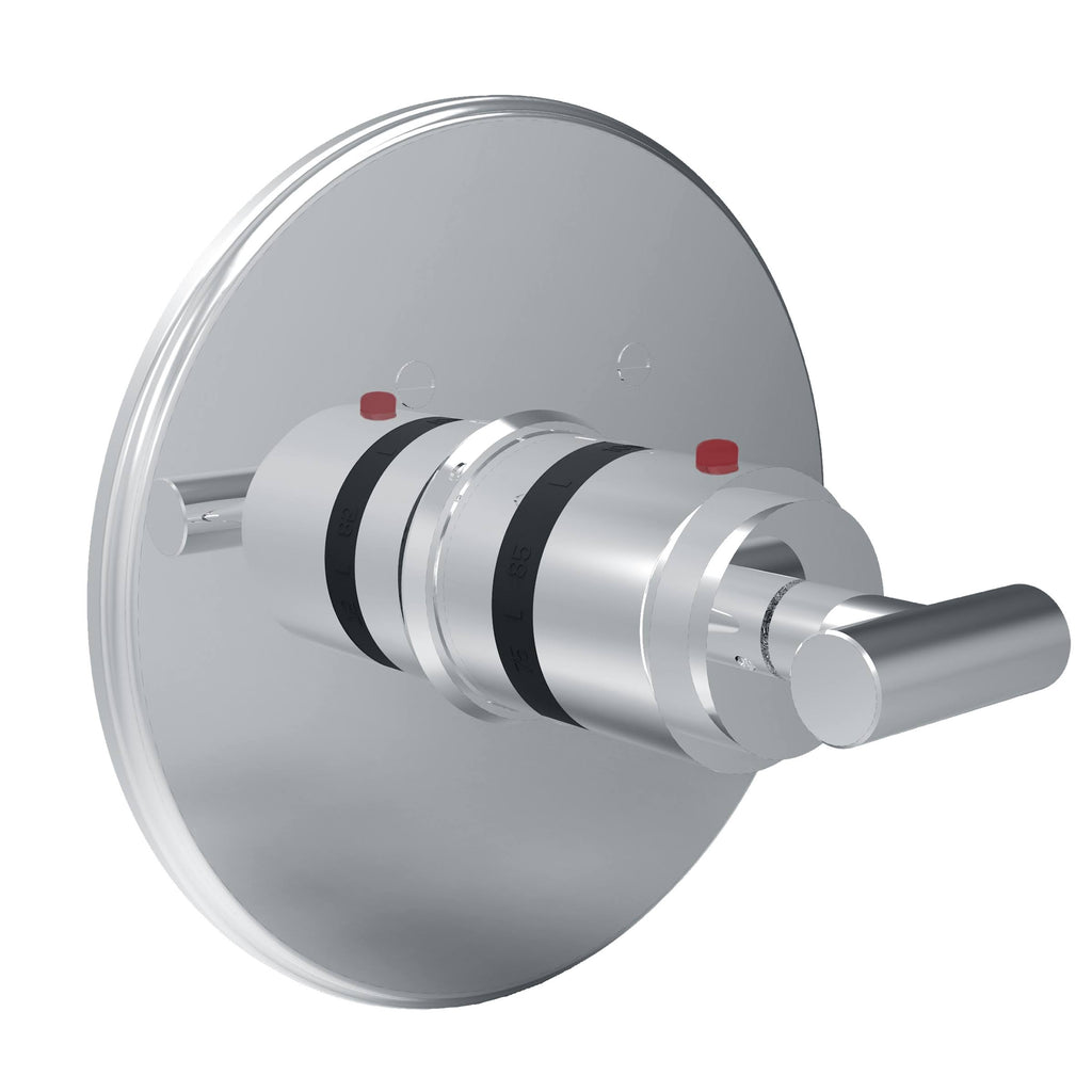 Thermostatic Trim Plate with Handle Satin Nickel M16897
