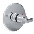 Thermostatic Trim Plate with Handle Satin Nickel M16897