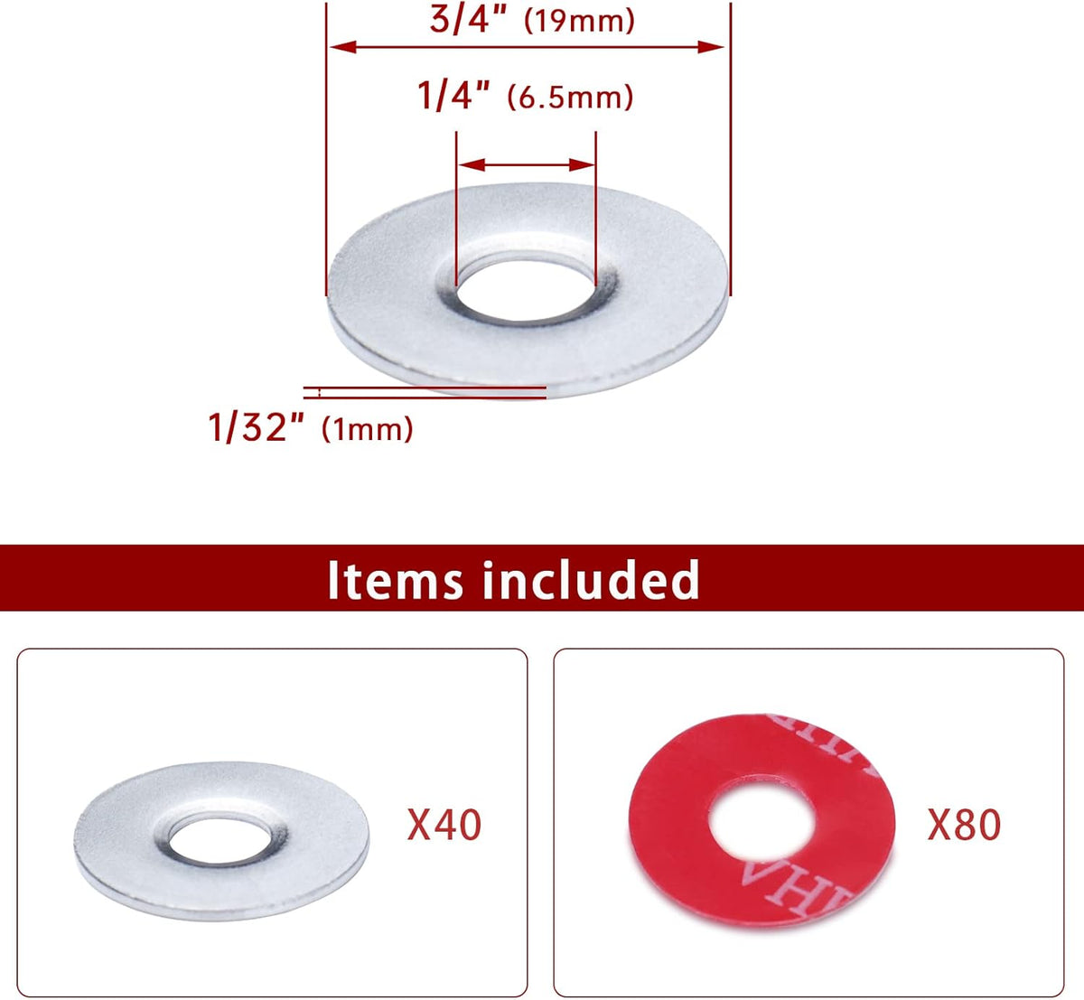 40Pack Cable Railing Protector Sleeve Grommet T316 Stainless Steel S5864