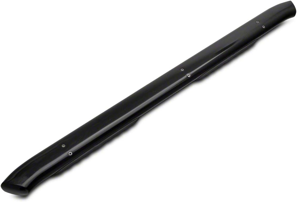Black 5-Inch Oval Bent End Side Step Bars Y98588