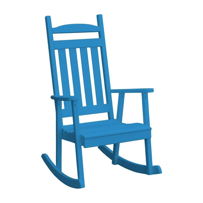 Caribbean Blue Porch Rocker R212835
