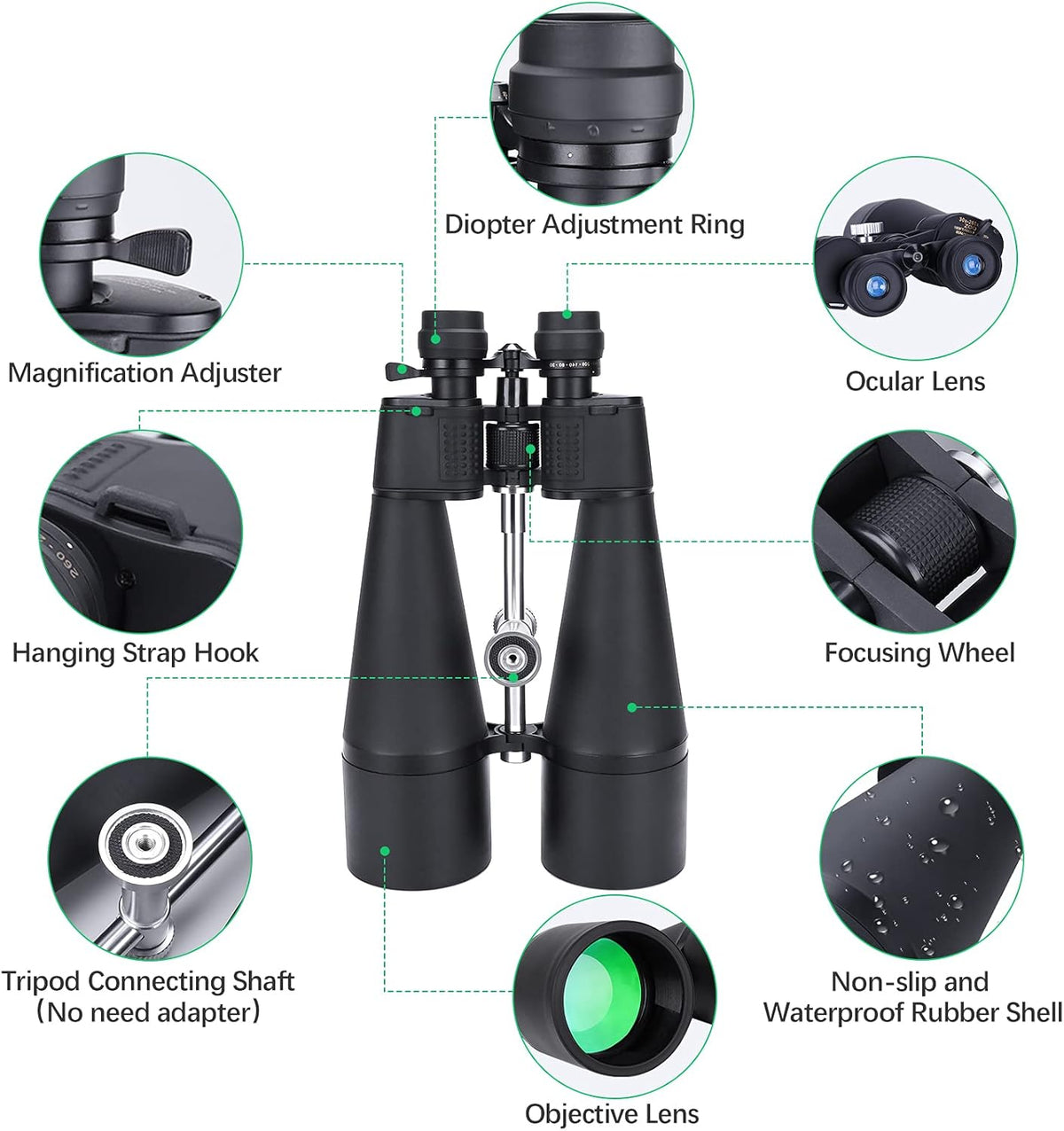 High Power 30-260X Long Range Binoculars Y921