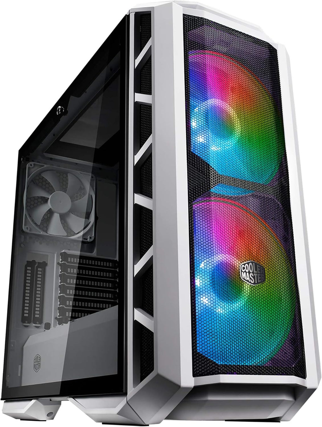 ATX Mid-Tower with Dual 200mm ARGB Fans & Tempered Glass S7744
