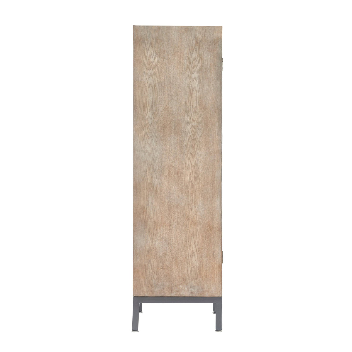Gray Tall Storage Cabinet C619