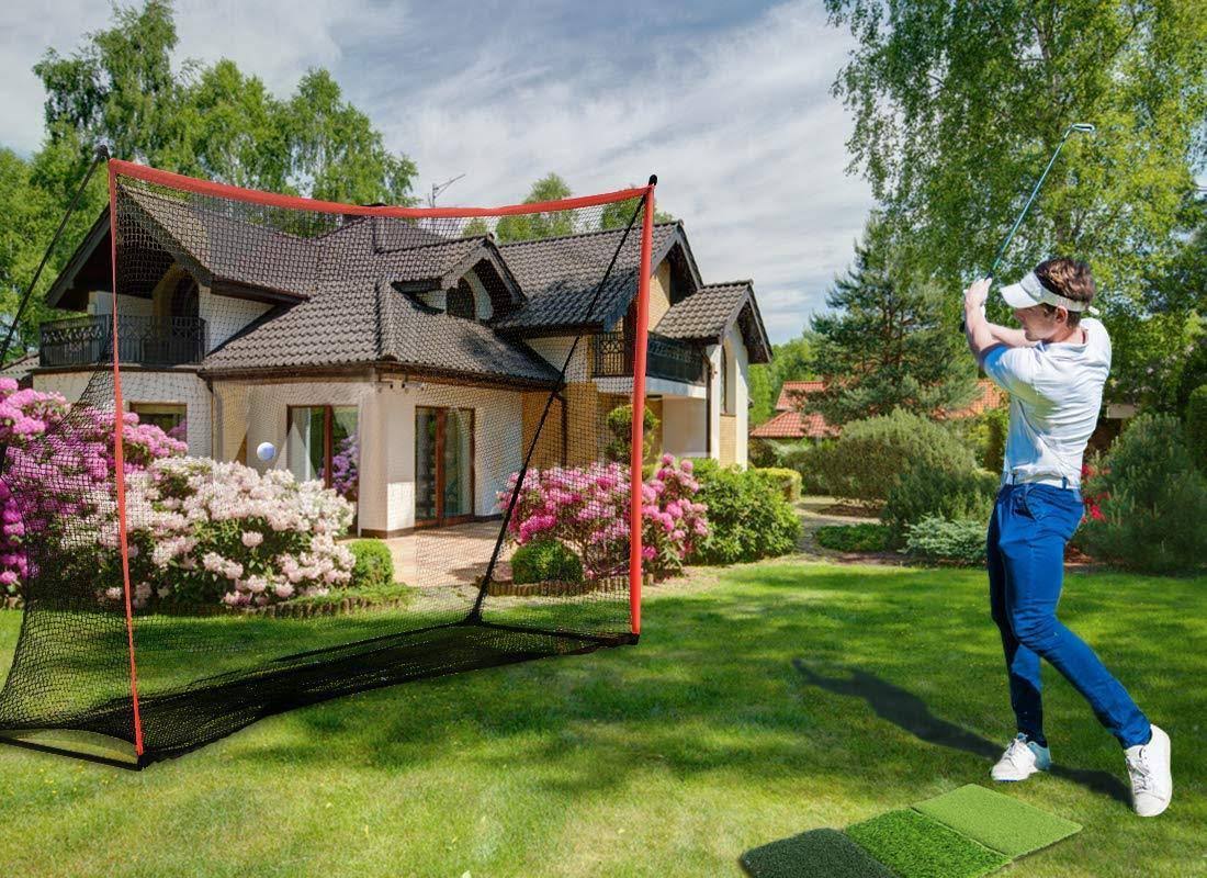 4 in 1 Golf Practice Set 10x7ft with Carry Bag Q39831