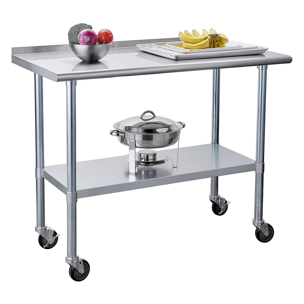 Stainless Steel Table with Caster Wheels J459