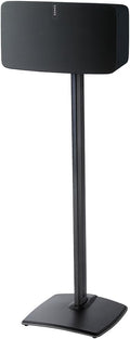 Black Wireless Speaker Stand with Cable Management R93041