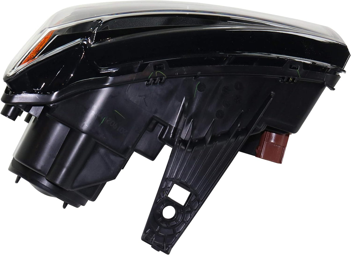 Black Halogen Headlight Assembly Driver Side N3627