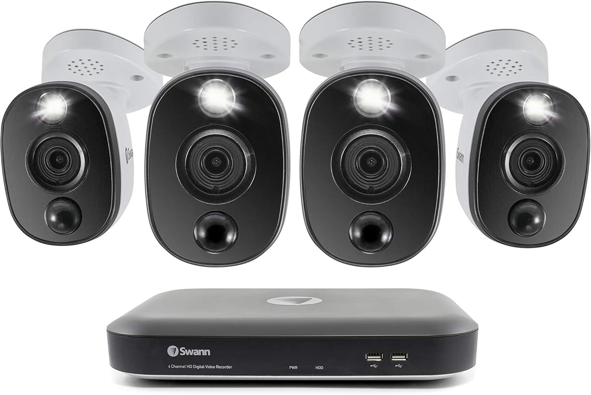 4 Channel 4 Camera 4K HD DVR Security System R636059