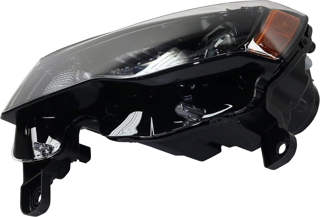 Black Halogen Headlight Assembly Driver Side N3627