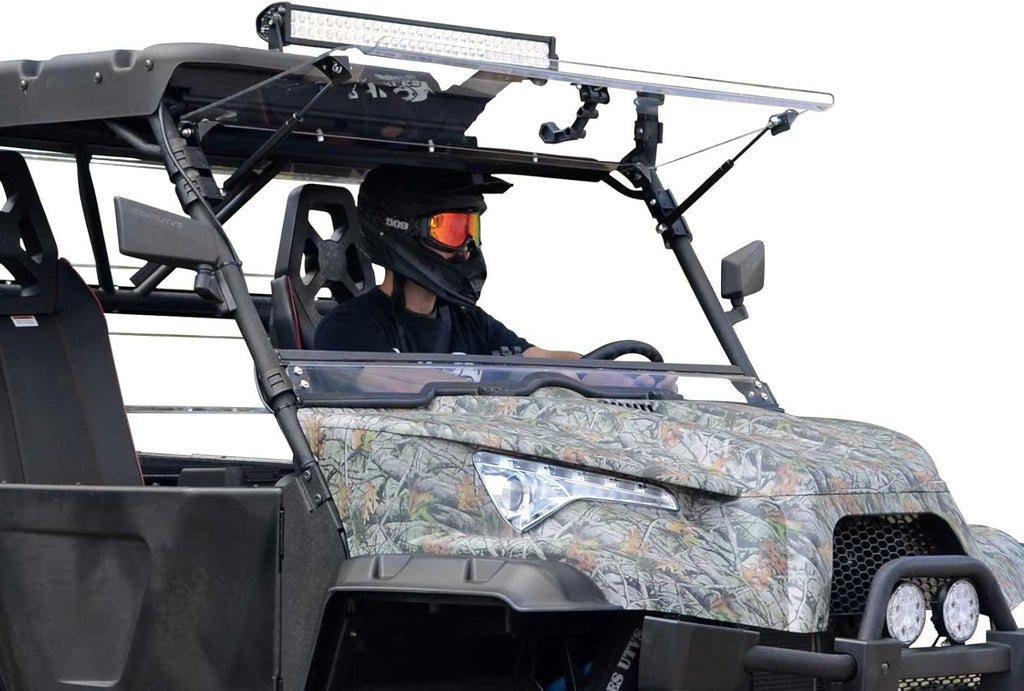 Heavy-Duty Scratch Resistant Flip Windshield Z12969